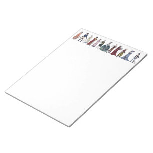 Regency Historical Fashion Art - Grand Bloc-notes 