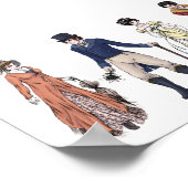 Regency Historical Fashion - Long 20x4.5 Poster (Coin)