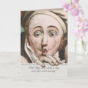 Regency Jane Austen Verrassende Grappige Verjaarda Kaart