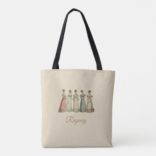 Regency Ladies Sac fourre-tout for Jane Austen Fan (Dos)