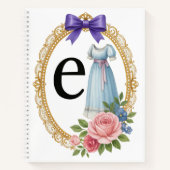 Regency Letter E Art Luxury Monogram Journal (Devant)