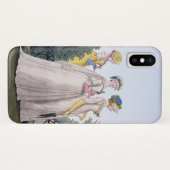 Regency Mode Bord Jane Austen Case-Mate iPhone Case (Achterkant (horizontaal))