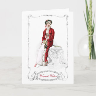 Regency Mode Bord Kerstvakantie Kaart