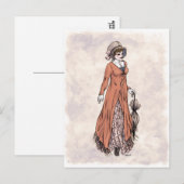 Regency Mode - Dame #2 - Carte postale (Devant / Derrière)
