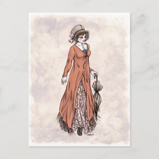 Regency Mode - Dame #2 - Carte postale (Devant)