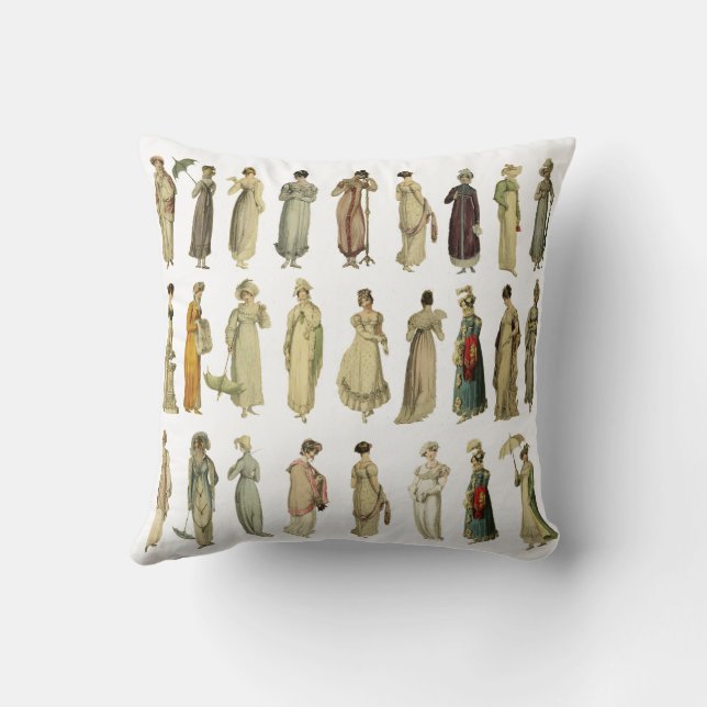 Regency Mode geïnspireerd kussen 16" (Achterkant)