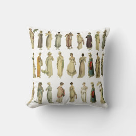 Regency Mode geïnspireerd kussen 16"