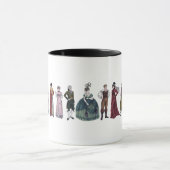 Regency Mode historique Jane Austen Mug (Centre)