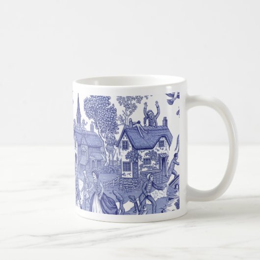 Regency-ondoden Blue Willow - Mok (Rechts)