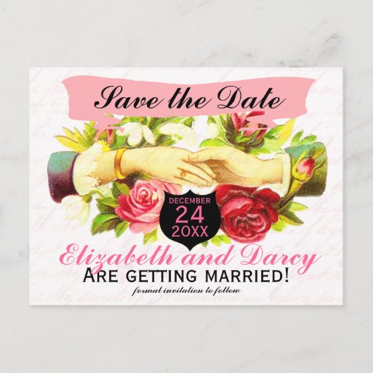 Regency Romance Enregistrer les cartes de dates (Devant)