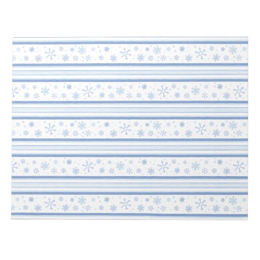 Regency Snowflakes Christmas DIY Envelope Liner Notitieblok (Voorkant)