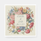 Regency stijl monogram serviette Regencycore Servet (Voorkant)