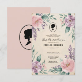 Regency tijdperk Florals Bridgerton Vrijgezellenfe Kaart