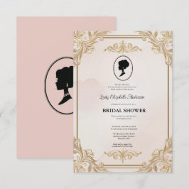 Regency tijdperk Florals Bridgerton Vrijgezellenfe Kaart