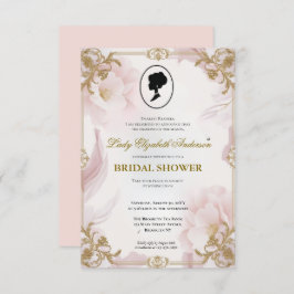 Regency tijdperk Florals Bridgerton Vrijgezellenfe Kaart