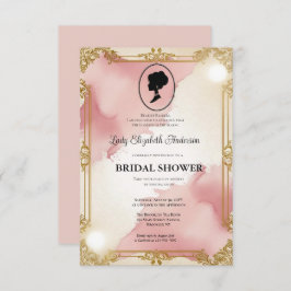 Regency tijdperk Florals Bridgerton Vrijgezellenfe Kaart