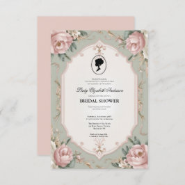 Regency tijdperk Florals Bridgerton Vrijgezellenfe Kaart