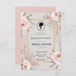 Regency tijdperk Florals Bridgerton Vrijgezellenfe Kaart