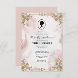 Regency tijdperk Florals Bridgerton Vrijgezellenfe Kaart