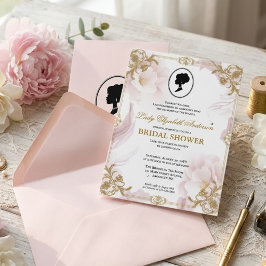 Regency tijdperk Florals Bridgerton Vrijgezellenfe Kaart