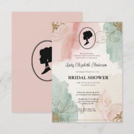 Regency tijdperk Florals Bridgerton Vrijgezellenfe Kaart