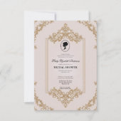 Regency tijdperk Florals Bridgerton Vrijgezellenfe Kaart (Voorkant)