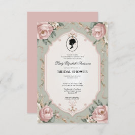 Regency tijdperk Florals Bridgerton Vrijgezellenfe Kaart