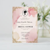 Regency tijdperk Florals Bridgerton Vrijgezellenfe Kaart (Staand voorkant)