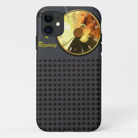 Regency Transistor Radio iPhone Case (Achterkant)