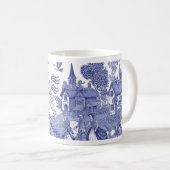 Regency Undead Blue Willow - Mug (Devant droit)