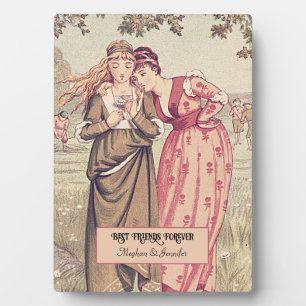 Regency Victoriaans Besties Gepersonaliseerde vrie Fotoplaat