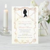 Regency Vrijgezellenfeest Lijst Pink Script Kaart