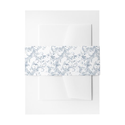  Regency Wedding Invitation Belly Band Uitnodigingen Wikkel (Voorkant Voorbeeld)