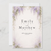 Regency Wisteria Kaart (Achterkant)