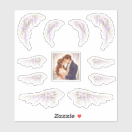 Regency Wisteria Wedding Stickers