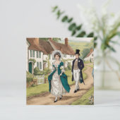 Regencycore Recency stijl look Platte Kaart (Staand voorkant)