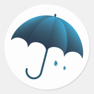 Regendag Avontuur Paraplu / Stickers