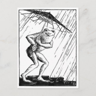 Regendag Briefkaart