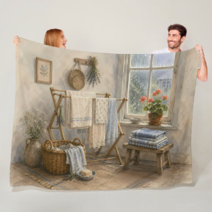 Regendag Cottage Waskamer Fleece Deken