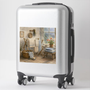 Regendag Cottage Waskamer Sticker
