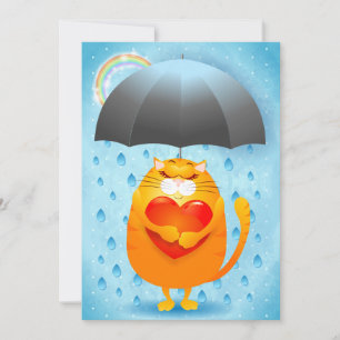 Regendag Feestdagenkaart