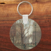 Regendag, Madison Square, New York, Paul Cornoyer Sleutelhanger (Voorkant)