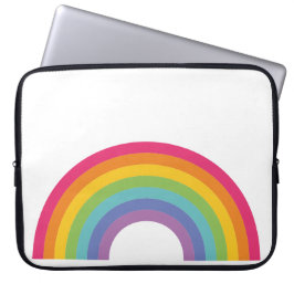 Regendag Regenboog Laptop Sleeve