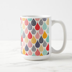 Regendruppel Pop Art Dot Pattern Koffiemok