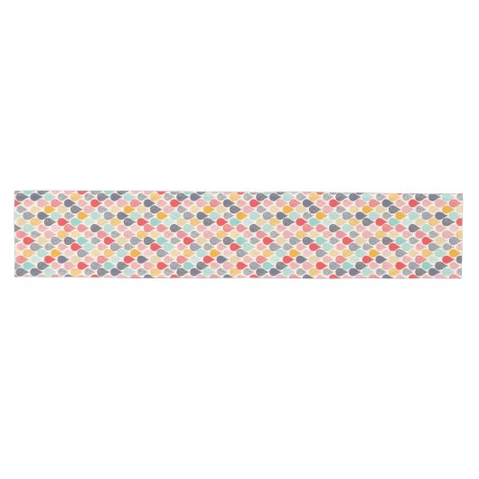 Regendruppel Pop Art Dot Pattern Medium Tafelloper (Horizontaal)