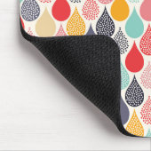 Regendruppel Pop Art Dot Pattern Muismat (Hoek)