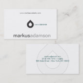 REGENDRUPPEL VISITEKAARTJE (Voorkant / Achterkant)