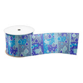 Regendruppels April Showin Multi Blue Design Lint (Spoel)