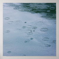 Regendruppels en waterrimpels
