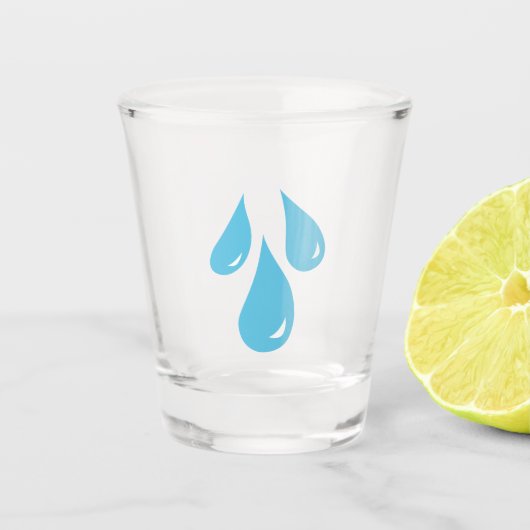 Regendruppels heet glas (Voorkant)